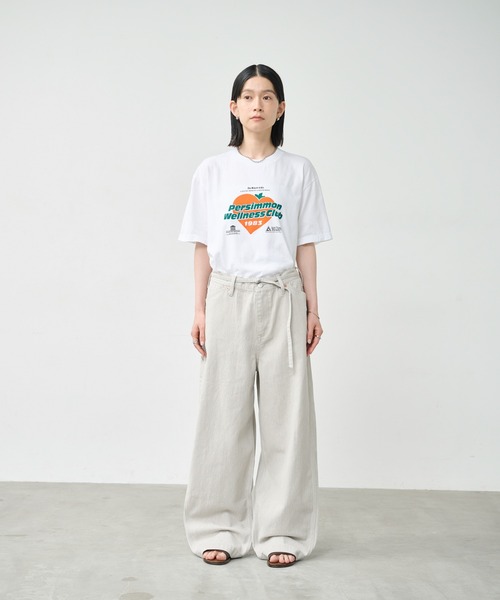 kha:ki（カーキ）の「「KHA:KI / カーキ」BOX TEE -P.W.C.-（Tシャツ/カットソー・レディース・オフホワイト/ブラウン/ホワイト・1）」の17枚目の写真