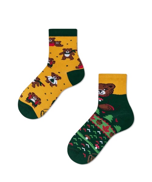 MANY MORNINGS(メニーモーニングス)の「KIDS SOX-SEASONAL SERIES(ソックス/靴下・キッズ・グリーン系その他/グリーン系その他2/グリーン系その他3/ブルー系その他/ネイビー系1/グリーン系その他4/ネイビー系/ネイビー系2/ブルー系その他2/イエロー系その他/その他・S/M)」の10枚目の写真