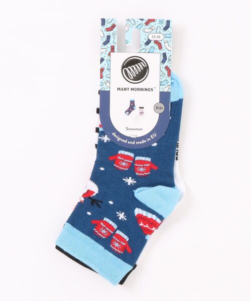 MANY MORNINGS(メニーモーニングス)の「KIDS SOX-SEASONAL SERIES(ソックス/靴下・キッズ・グリーン系その他/グリーン系その他2/グリーン系その他3/ブルー系その他/ネイビー系1/グリーン系その他4/ネイビー系/ネイビー系2/ブルー系その他2/イエロー系その他/その他・S/M)」の20枚目の写真