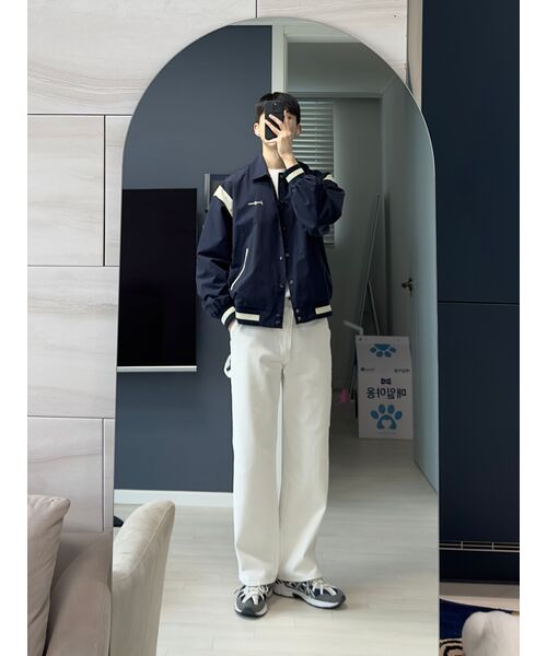 SAINTPAIN(セイントペイン)の「SPナイロンバシティジャケット - ネイビー(スタジャン・レディース・その他・LARGE/MEDIUM)」の14枚目の写真