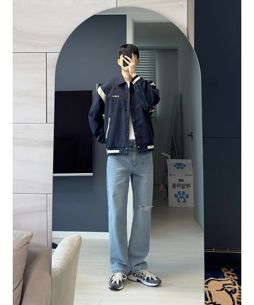 SAINTPAIN(セイントペイン)の「SPナイロンバシティジャケット - ネイビー(スタジャン・レディース・その他・LARGE/MEDIUM)」の7枚目の写真
