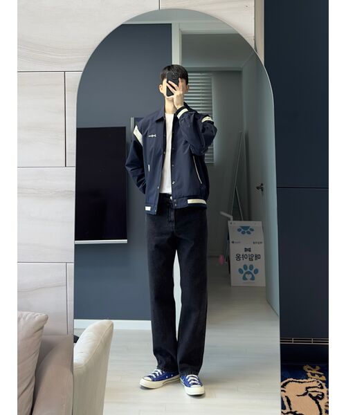SAINTPAIN(セイントペイン)の「SPナイロンバシティジャケット - ネイビー(スタジャン・レディース・その他・LARGE/MEDIUM)」の8枚目の写真