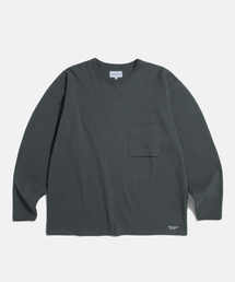 ESPIONAGE | Minimalist Pocket Heavyweight L/S Tee Vintage Black(Tシャツ/カットソー)