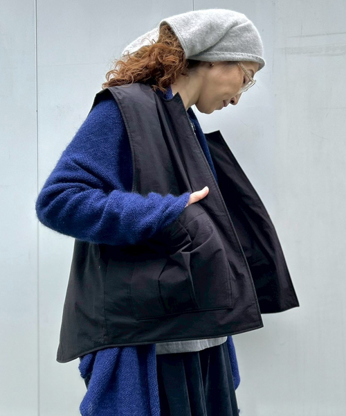 JOURNAL STANDARD LUXE（ジャーナルスタンダード　ラックス）の「Puff VEST（その他アウター・レディース・ブラック/ライトグレー・FREE）」の7枚目の写真