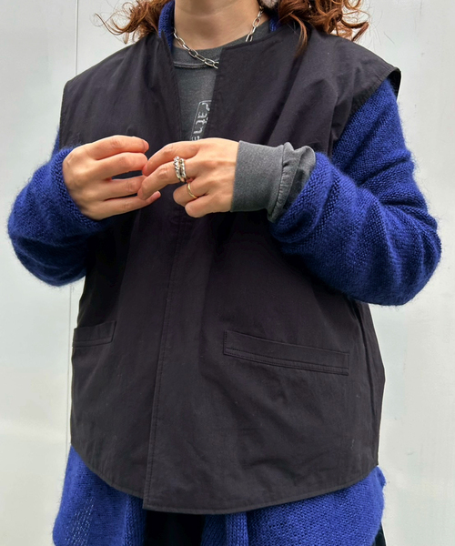 JOURNAL STANDARD LUXE（ジャーナルスタンダード　ラックス）の「Puff VEST（その他アウター・レディース・ブラック/ライトグレー・FREE）」の10枚目の写真