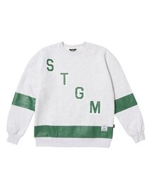 STIGMA（スティグマ）の「COLLEGE OVERSIZED CREWNECK WHITE MELANGE（スウェット）」