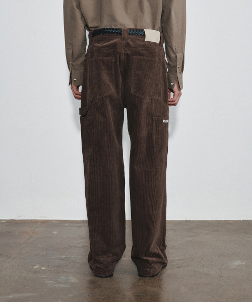 HEUTE(ホイテ)の「RISE CORDUROY WORK PANTS (BROWN)(その他パンツ・メンズ・ブラウン・MEDIUM/LARGE)」の3枚目の写真