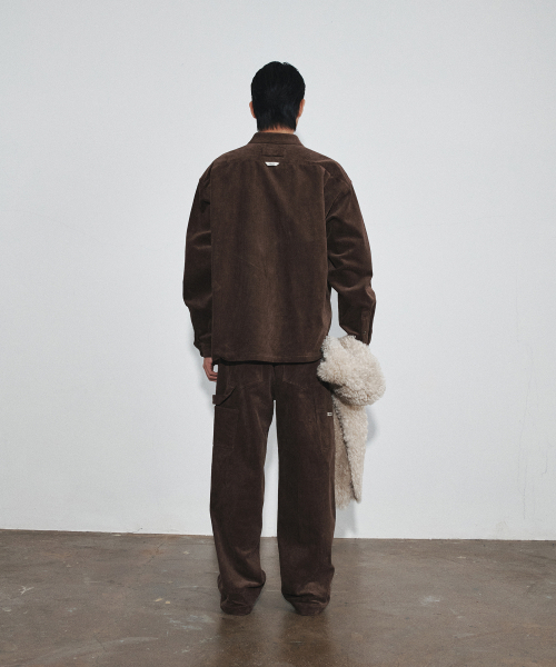 HEUTE(ホイテ)の「RISE CORDUROY WORK PANTS (BROWN)(その他パンツ・メンズ・ブラウン・MEDIUM/LARGE)」の9枚目の写真