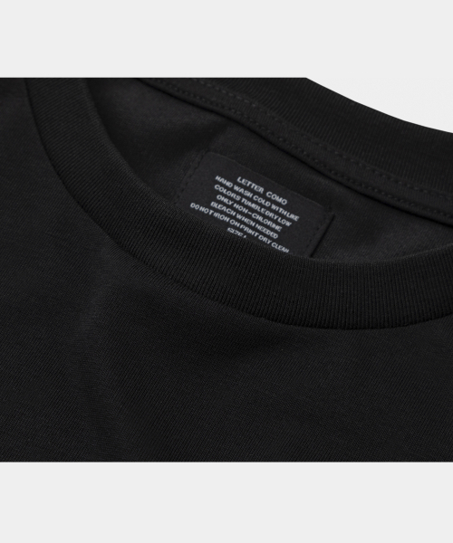 LETTERCOMO（レテルコモ）の「ソフトシェルオーラスリーブ長袖Tシャツブラック（Tシャツ/カットソー・レディース・その他・MEDIUM/LARGE/X-LARGE）」の3枚目の写真