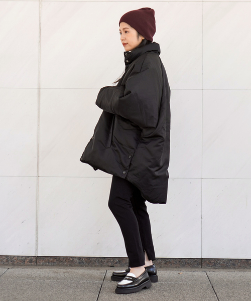 AP STUDIO(エーピーストゥディオ)の「【BERENICE】ブラックオーバーダウンジャケット(ダウンジャケット/コート・レディース・ブラック・FREE)」の5枚目の写真