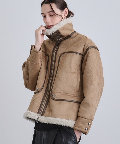 ＊Oksana様＊☆新品未使用☆ グッチキッズ　ムートンジャケット　ユニセックス セール】フェイクムートンブルゾン（ブルゾン）｜tk.TAKEO KIKUCHI