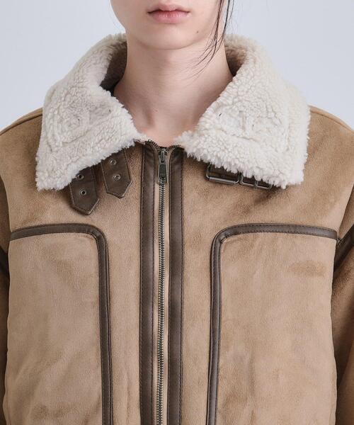 セール】フェイクムートンブルゾン（ブルゾン）｜tk.TAKEO KIKUCHI