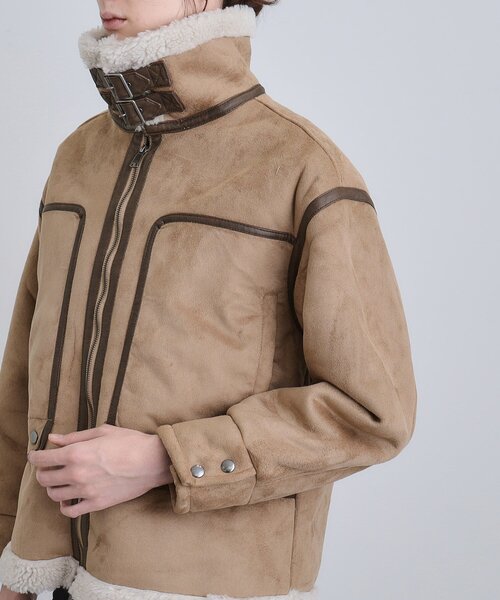 セール】フェイクムートンブルゾン（ブルゾン）｜tk.TAKEO KIKUCHI