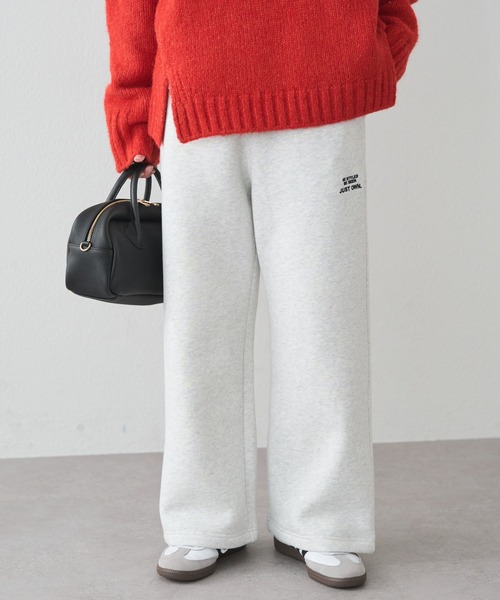 PUAL CE CIN(ピュアルセシン)の「裏ボアスウェットパンツ(スウェットパンツ・レディース・オートミール/グレー・MEDIUM/LARGE)」の2枚目の写真