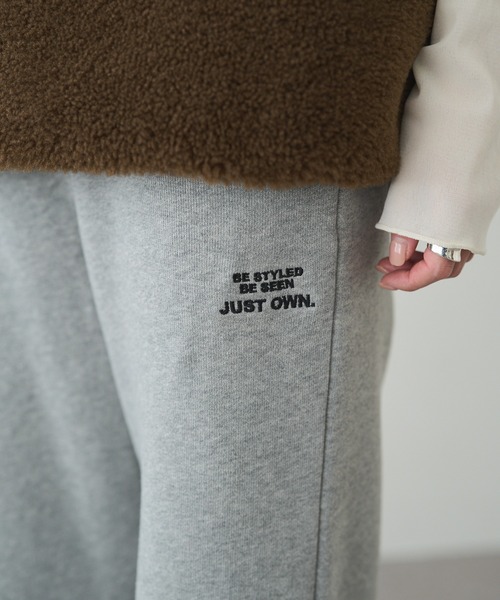 PUAL CE CIN(ピュアルセシン)の「裏ボアスウェットパンツ(スウェットパンツ・レディース・オートミール/グレー・MEDIUM/LARGE)」の14枚目の写真