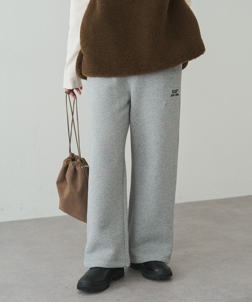 PUAL CE CIN(ピュアルセシン)の「裏ボアスウェットパンツ(スウェットパンツ・レディース・オートミール/グレー・MEDIUM/LARGE)」の13枚目の写真