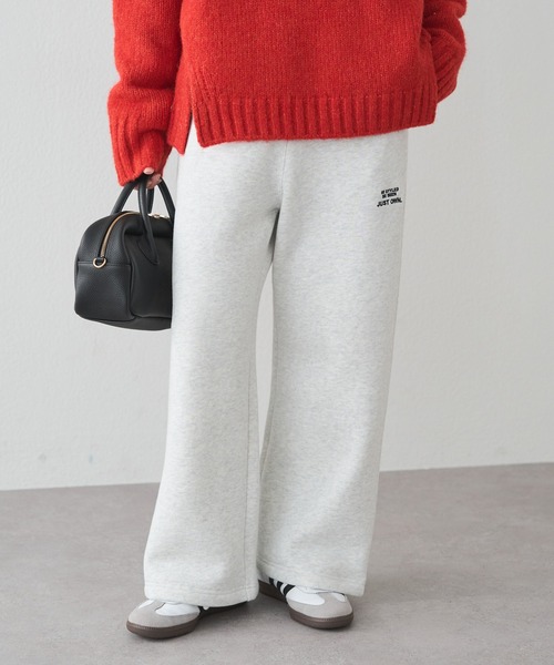 PUAL CE CIN(ピュアルセシン)の「裏ボアスウェットパンツ(スウェットパンツ・レディース・オートミール/グレー・MEDIUM/LARGE)」の5枚目の写真