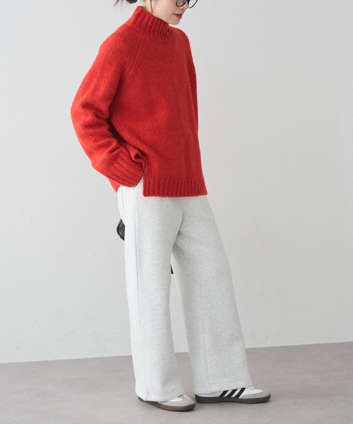 PUAL CE CIN(ピュアルセシン)の「裏ボアスウェットパンツ(スウェットパンツ・レディース・オートミール/グレー・MEDIUM/LARGE)」の9枚目の写真