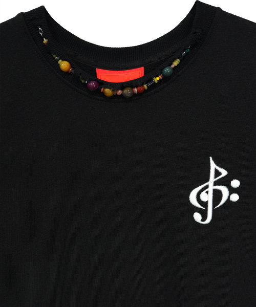 2113 STUDIO(イイルイルサムスタジオ)の「コンバーチブルストーンチョーカースウェットブラック(Tシャツ/カットソー・レディース・その他・FREE)」の5枚目の写真