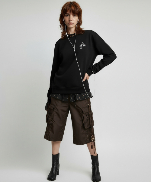 2113 STUDIO(イイルイルサムスタジオ)の「コンバーチブルストーンチョーカースウェットブラック(Tシャツ/カットソー・レディース・その他・FREE)」の7枚目の写真