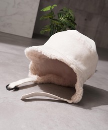 1111clothing（ワンフォークロージング）の「裏ボア アビエイターキャップ / Reversible Fleece-Lined Aviator Cap（キャップ）」