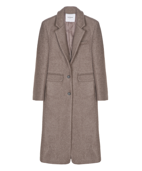 NICK&NICOLE(ニックアンドニコール)の「CLASSIC WOOL LONG TAILORED COAT_BEIGE BROWN(チェスターコート・レディース・その他・FREE)」の4枚目の写真