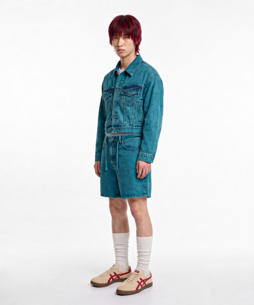 C WEAR BY THE GENIUS(シーウェアバイザジーニアス)の「ソジュデニムショーツ(その他パンツ・レディース・その他・LARGE/SMALL/MEDIUM)」の4枚目の写真