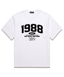 BARIGATE（バリゲート）の「1988 WHYオーバーフィット半袖Tシャツ（BS024）ホワイト（Tシャツ/カットソー）」