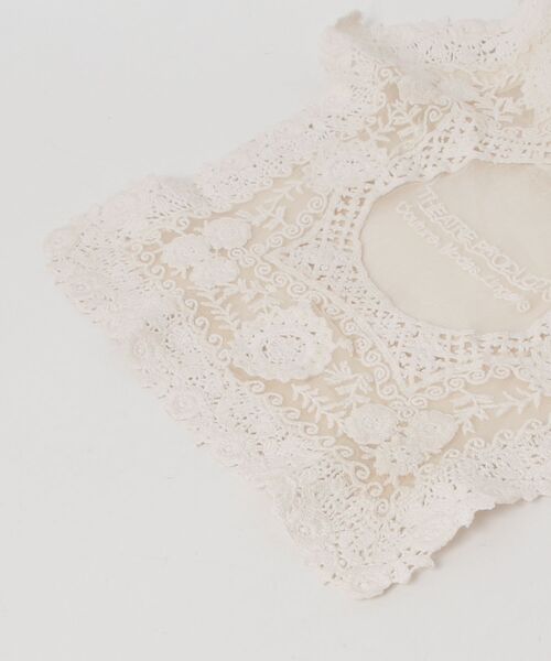 THEATRE PRODUCTS（シアタープロダクツ）の「チュールレーストートバッグ（トートバッグ・レディース・ブラック/アイボリー・FREE）」の4枚目の写真