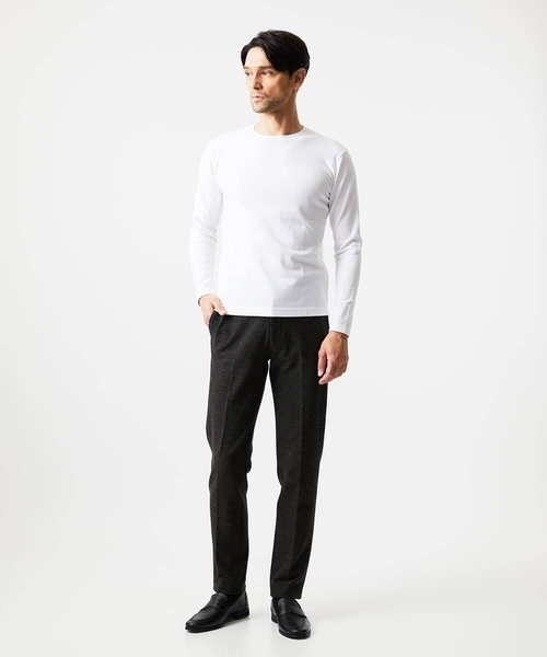 MICHEL KLEIN HOMME (ミッシェルクランオム)の「モワール クルーネックニット(ニット/セーター・メンズ・ブラック/ホワイト・MEDIUM/LARGE/X-LARGE)」の9枚目の写真