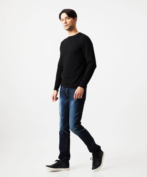 MICHEL KLEIN HOMME (ミッシェルクランオム)の「モワール クルーネックニット(ニット/セーター・メンズ・ブラック/ホワイト・MEDIUM/LARGE/X-LARGE)」の10枚目の写真