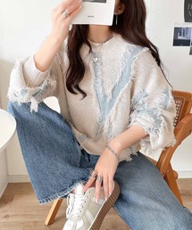 ニット/セーター（ベージュ系・ワンポイント）ファッション通販 - ZOZOTOWN