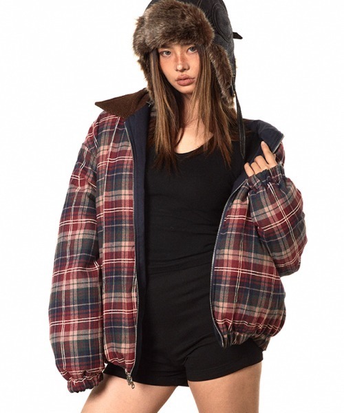 mushwear（マッシュウェア）の「1986刺繍 リバーシブルジャケット（ブルゾン・メンズ・ブラック・MEDIUM/LARGE/X-LARGE/XX-LARGE）」の3枚目の写真