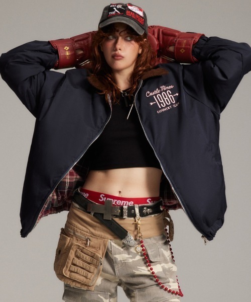 mushwear（マッシュウェア）の「1986刺繍 リバーシブルジャケット（ブルゾン・メンズ・ブラック・MEDIUM/LARGE/X-LARGE/XX-LARGE）」の7枚目の写真