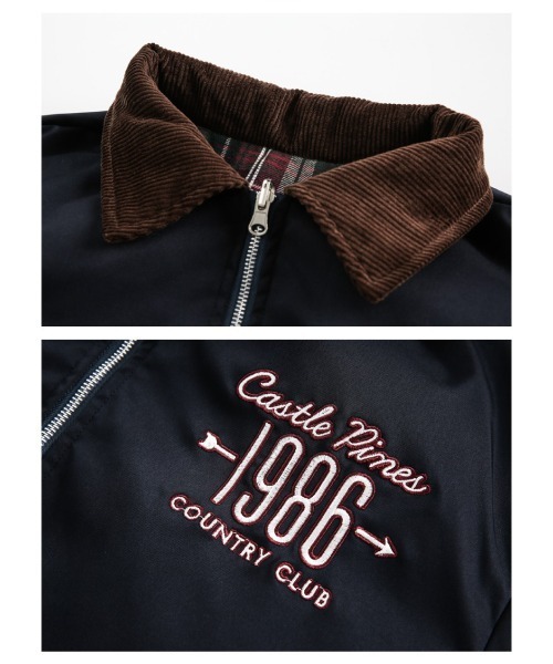 mushwear（マッシュウェア）の「1986刺繍 リバーシブルジャケット（ブルゾン・メンズ・ブラック・MEDIUM/LARGE/X-LARGE/XX-LARGE）」の8枚目の写真