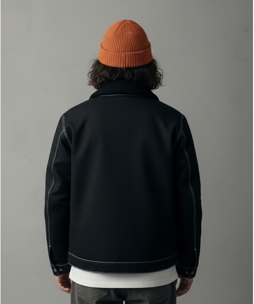 improves（インプローブス）の「ダックボンバー ジャケット（ブルゾン・メンズ・ブラック系/キャメル/ブラック・X-LARGE/LARGE/MEDIUM/SMALL）」の8枚目の写真