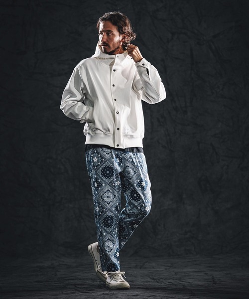 wjk reluxe(ダブルジェーケーリラックス)の「mj11338-stretch dot button parka ドットボタンパーカー(WR26S-09)(その他アウター・メンズ・ブラック/ホワイト/ネイビー・L/M/S)」の7枚目の写真