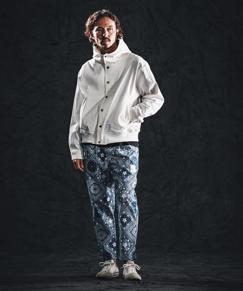 wjk reluxe(ダブルジェーケーリラックス)の「mj11338-stretch dot button parka ドットボタンパーカー(WR26S-09)(その他アウター・メンズ・ブラック/ホワイト/ネイビー・L/M/S)」の8枚目の写真