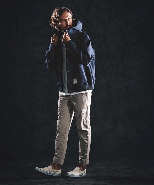 wjk reluxe(ダブルジェーケーリラックス)の「mj11338-stretch dot button parka ドットボタンパーカー(WR26S-09)(その他アウター・メンズ・ブラック/ホワイト/ネイビー・L/M/S)」の14枚目の写真