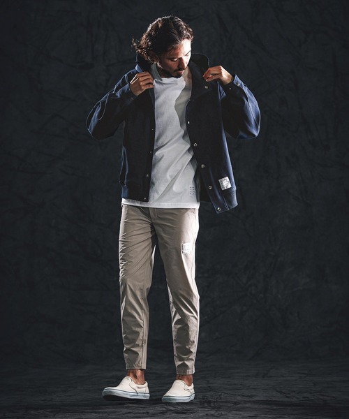 wjk reluxe(ダブルジェーケーリラックス)の「mj11338-stretch dot button parka ドットボタンパーカー(WR26S-09)(その他アウター・メンズ・ブラック/ホワイト/ネイビー・L/M/S)」の15枚目の写真