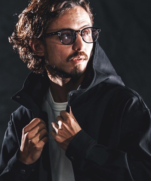 wjk reluxe(ダブルジェーケーリラックス)の「mj11338-stretch dot button parka ドットボタンパーカー(WR26S-09)(その他アウター・メンズ・ブラック/ホワイト/ネイビー・L/M/S)」の18枚目の写真
