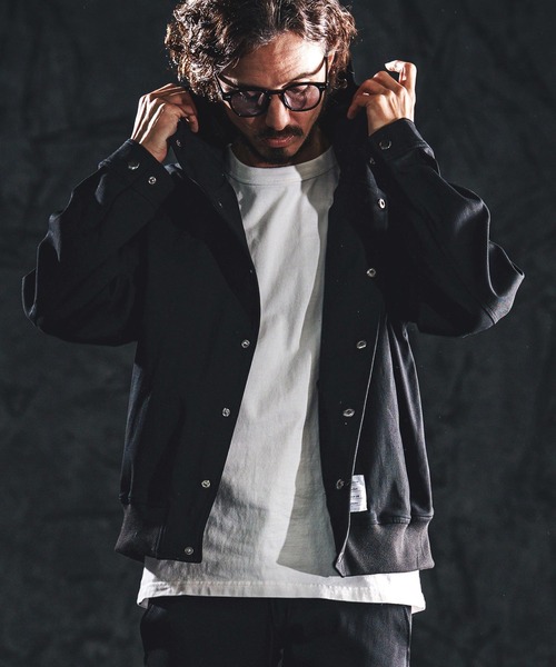 wjk reluxe(ダブルジェーケーリラックス)の「mj11338-stretch dot button parka ドットボタンパーカー(WR26S-09)(その他アウター・メンズ・ブラック/ホワイト/ネイビー・L/M/S)」の19枚目の写真