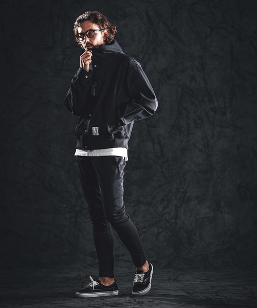 wjk reluxe(ダブルジェーケーリラックス)の「mj11338-stretch dot button parka ドットボタンパーカー(WR26S-09)(その他アウター・メンズ・ブラック/ホワイト/ネイビー・L/M/S)」の21枚目の写真