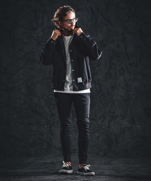 wjk reluxe(ダブルジェーケーリラックス)の「mj11338-stretch dot button parka ドットボタンパーカー(WR26S-09)(その他アウター・メンズ・ブラック/ホワイト/ネイビー・L/M/S)」の22枚目の写真