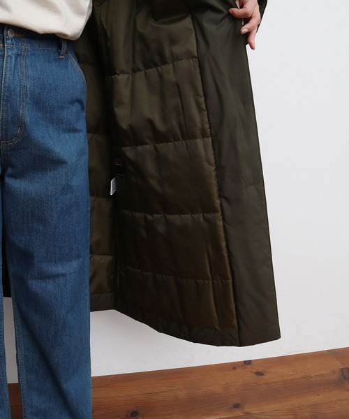 CHILD WOMAN（チャイルドウーマン）の「EVOダウン 小花刺繍ステンコート（ステンカラーコート・レディース・カーキ・FREE）」の6枚目の写真