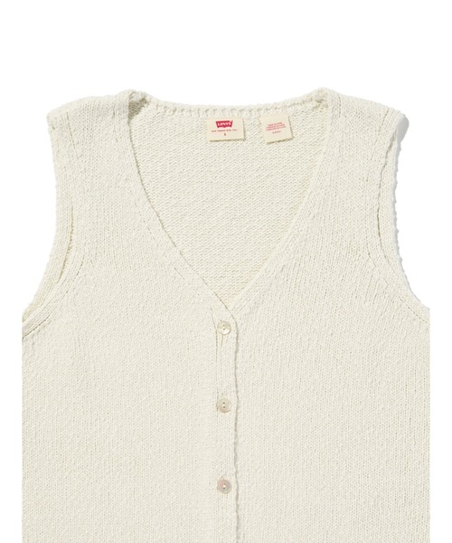 Levi's（リーバイス）の「Levi's/リーバイス HELEN ミニブークレ ベスト（ベスト・レディース・ホワイト・XS/S/M）」の6枚目の写真