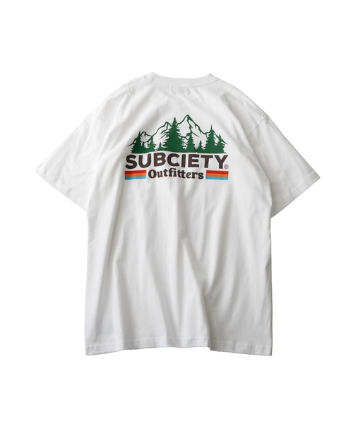 Subciety(サブサエティ)の「Outfitters tee(Tシャツ/カットソー・メンズ・ブラック/ホワイト/チャコール・SMALL/MEDIUM/LARGE/X-LARGE/XX-LARGE)」の4枚目の写真