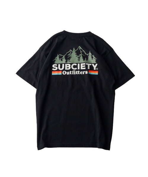Subciety(サブサエティ)の「Outfitters tee(Tシャツ/カットソー・メンズ・ブラック/ホワイト/チャコール・SMALL/MEDIUM/LARGE/X-LARGE/XX-LARGE)」の6枚目の写真