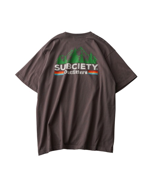 Subciety(サブサエティ)の「Outfitters tee(Tシャツ/カットソー・メンズ・ブラック/ホワイト/チャコール・SMALL/MEDIUM/LARGE/X-LARGE/XX-LARGE)」の7枚目の写真
