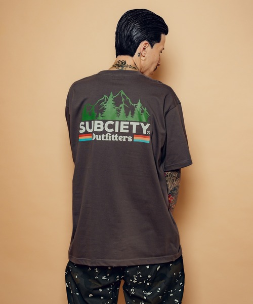 Subciety(サブサエティ)の「Outfitters tee(Tシャツ/カットソー・メンズ・ブラック/ホワイト/チャコール・SMALL/MEDIUM/LARGE/X-LARGE/XX-LARGE)」の14枚目の写真